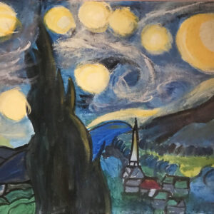 starry night rendition by anique
