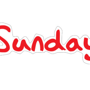 sunday illustration word